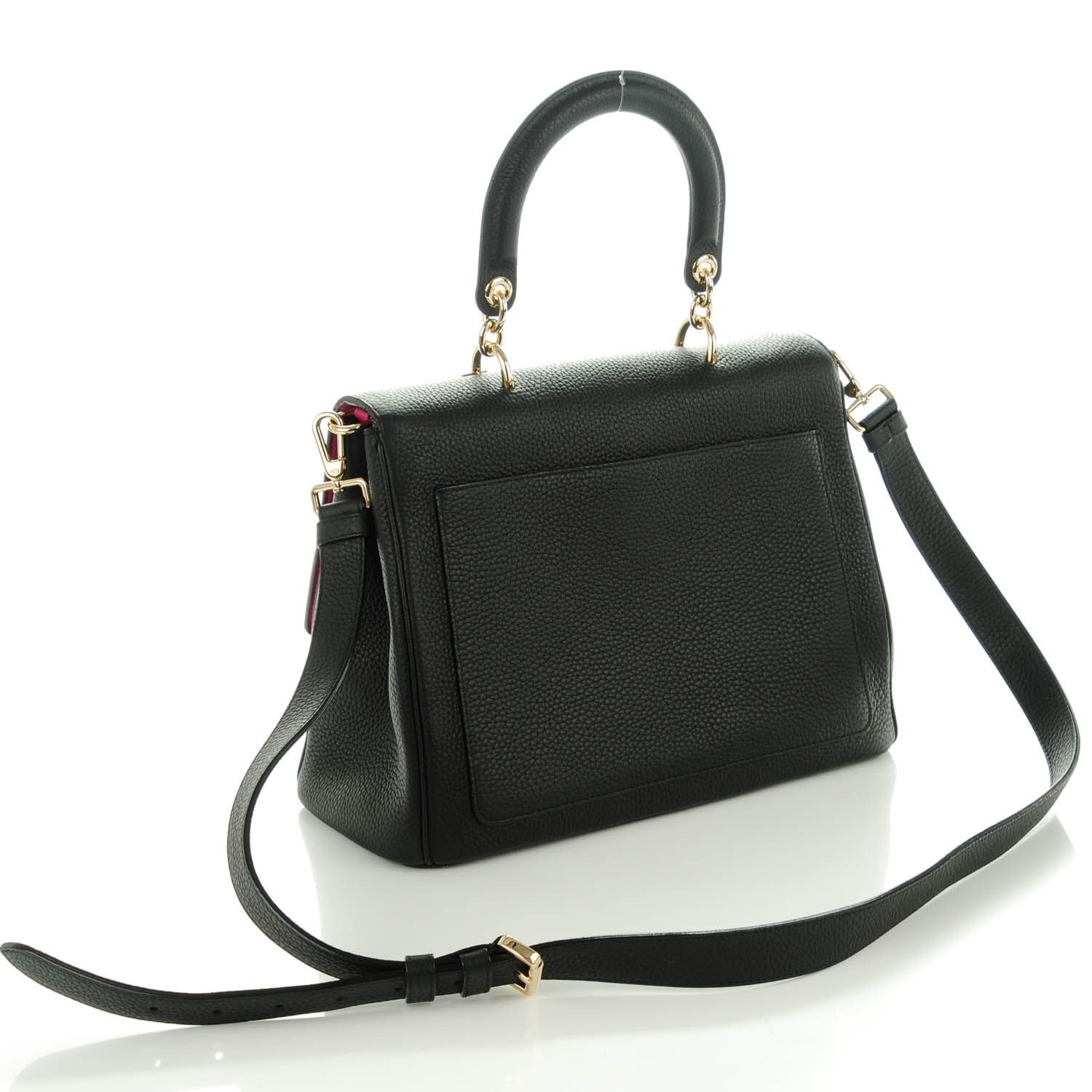 Christian Dior Bullcalf Medium Be Dior Flap Black 3 of 8