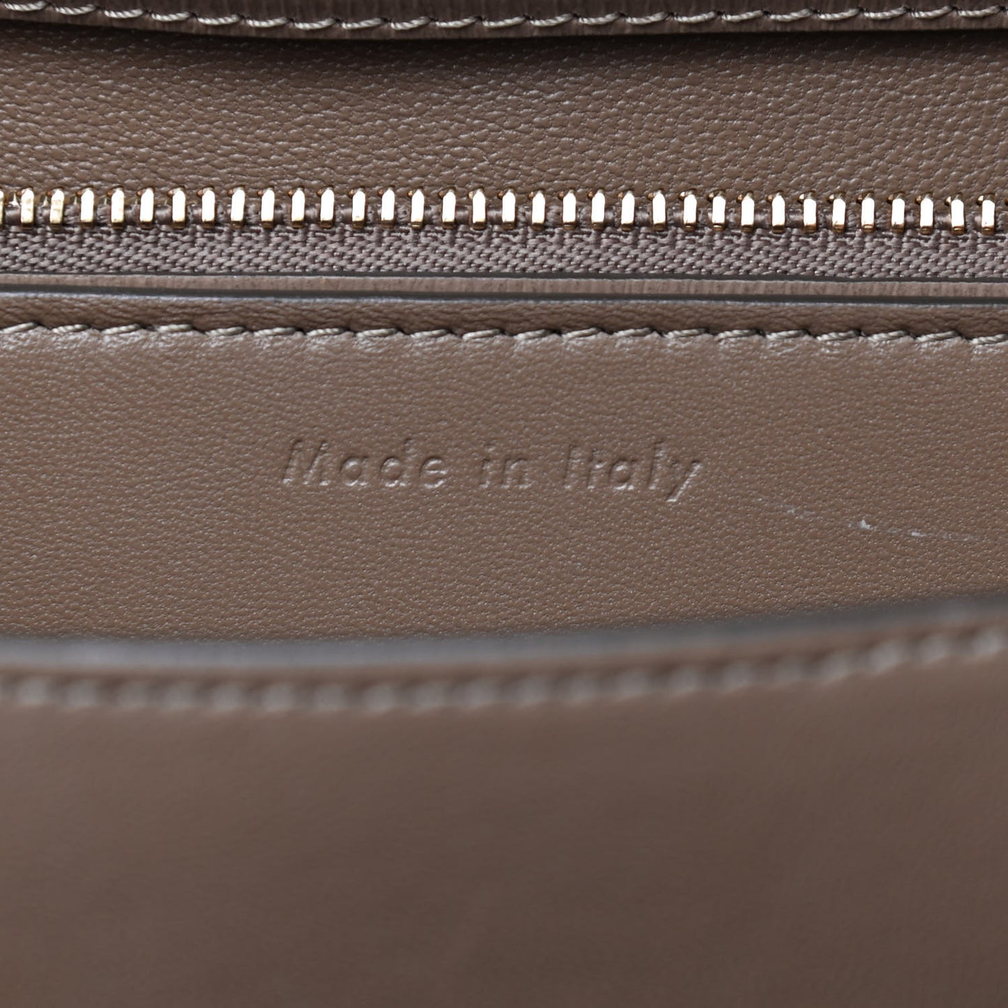 Liege Calfskin Medium Classic Box Flap Bag Taupe