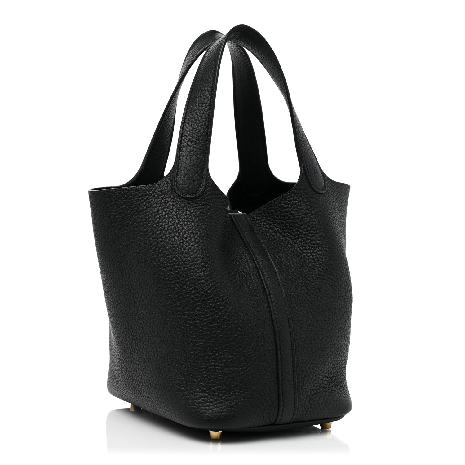 Hermes Taurillon Clemence Picotin Lock 18 PM Black 3 of 10