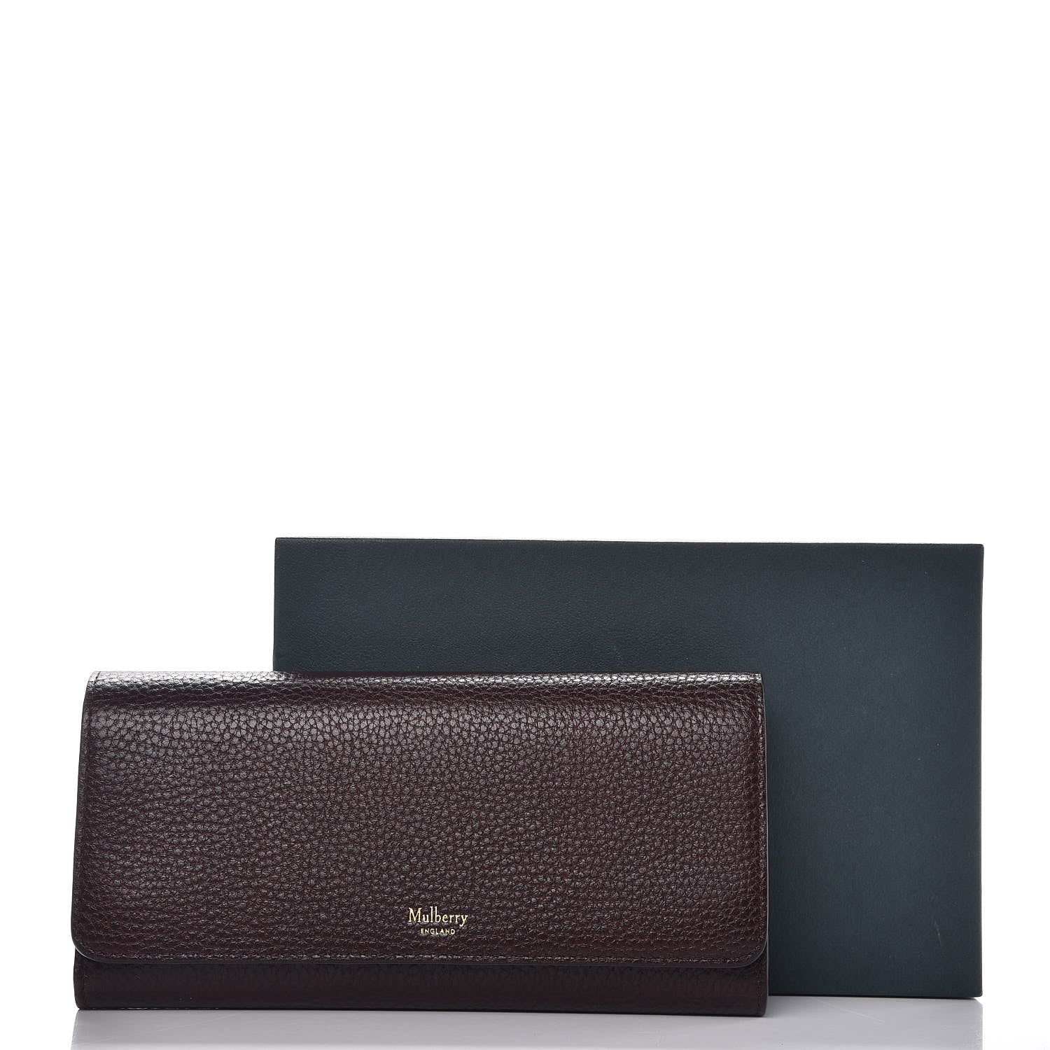Mulberry Natural Grain Calfskin Continental Wallet Oxblood 7 of 7