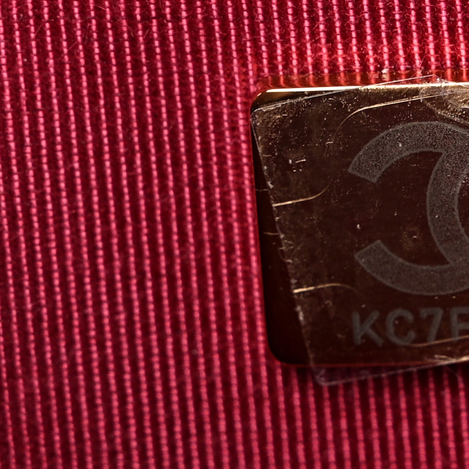 Chanel Caviar Quilted Wallet on Chain WOC Dark Pink 8 of 12