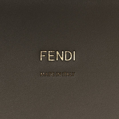 Fendi Vitello King Plexiglass Elaphe Python Print Logo Medium Fendi Sunshine Shopper Tote Nuvola Daisy Roccia 5 of 5