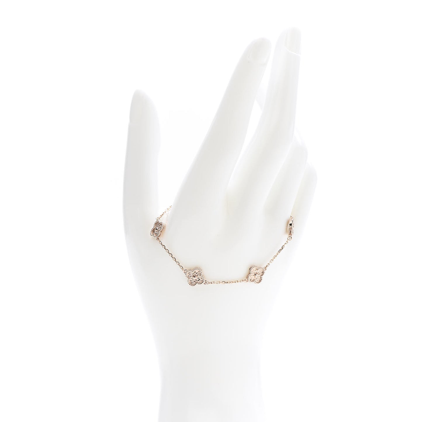 18K Rose Gold 6 Motifs Sweet Alhambra Bracelet