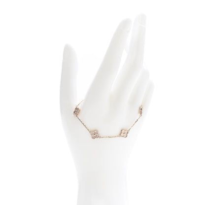 Van Cleef & Arpels 18K Rose Gold 6 Motifs Sweet Alhambra Bracelet 2 of 8