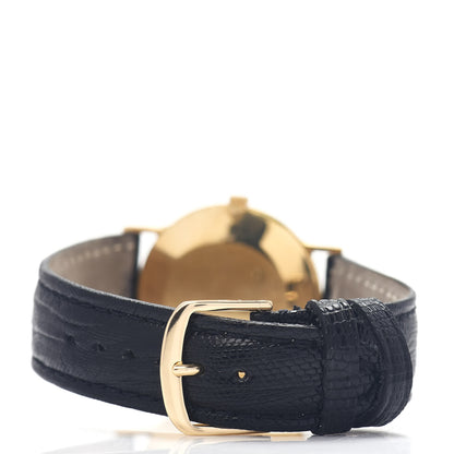Patek Philippe 18K Yellow Gold Lizard 31mm Calatrava Manual Winding Watch Champagne 3512 3 of 5