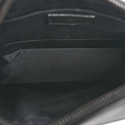 Saint Laurent Calfskin Matelasse Monogram Monochrome Lou Camera Bag Black 5 of 10