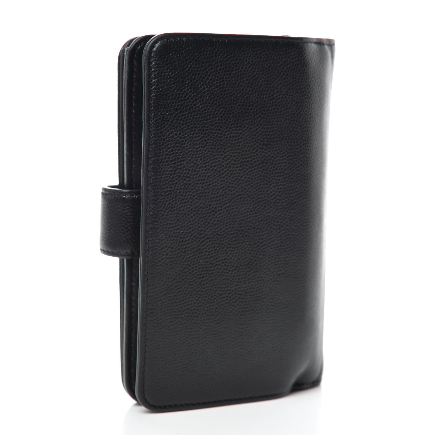 Chanel Caviar Sevruga Large Zip Pocket Wallet Black 3 of 11