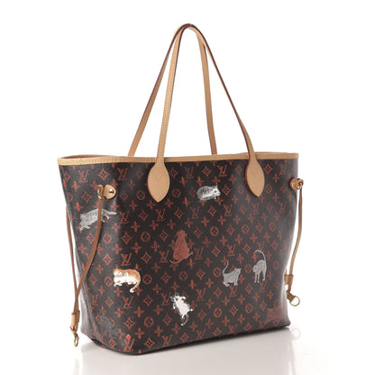 Louis Vuitton Catogram Neverfull MM Marron 3 of 10