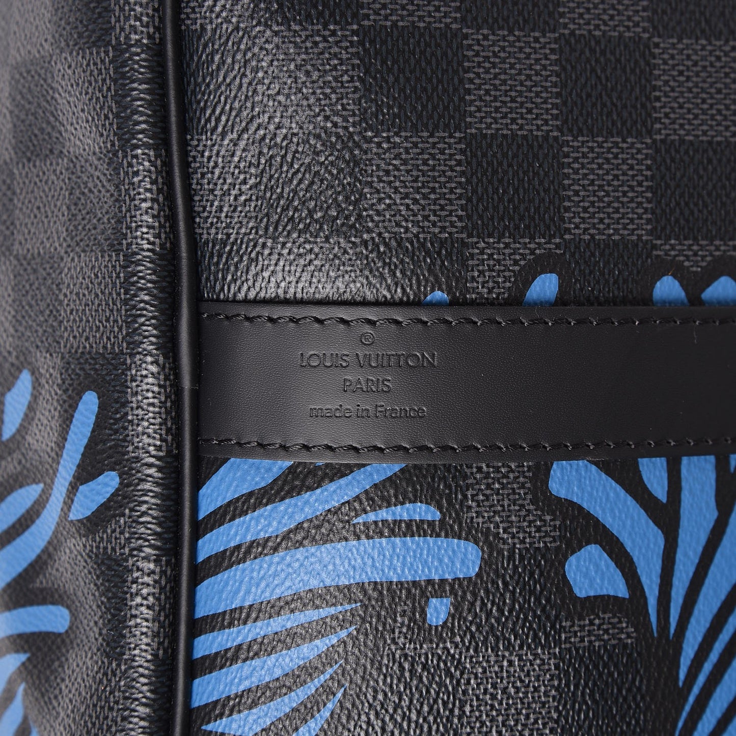 Damier Graphite Rope Keepall 55 Blue
