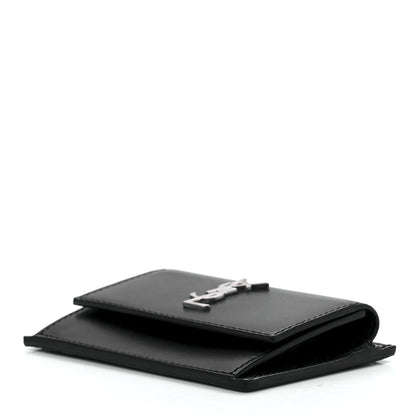 Saint Laurent Ultra Soft Calfskin Coin Wallet Black 10 of 13