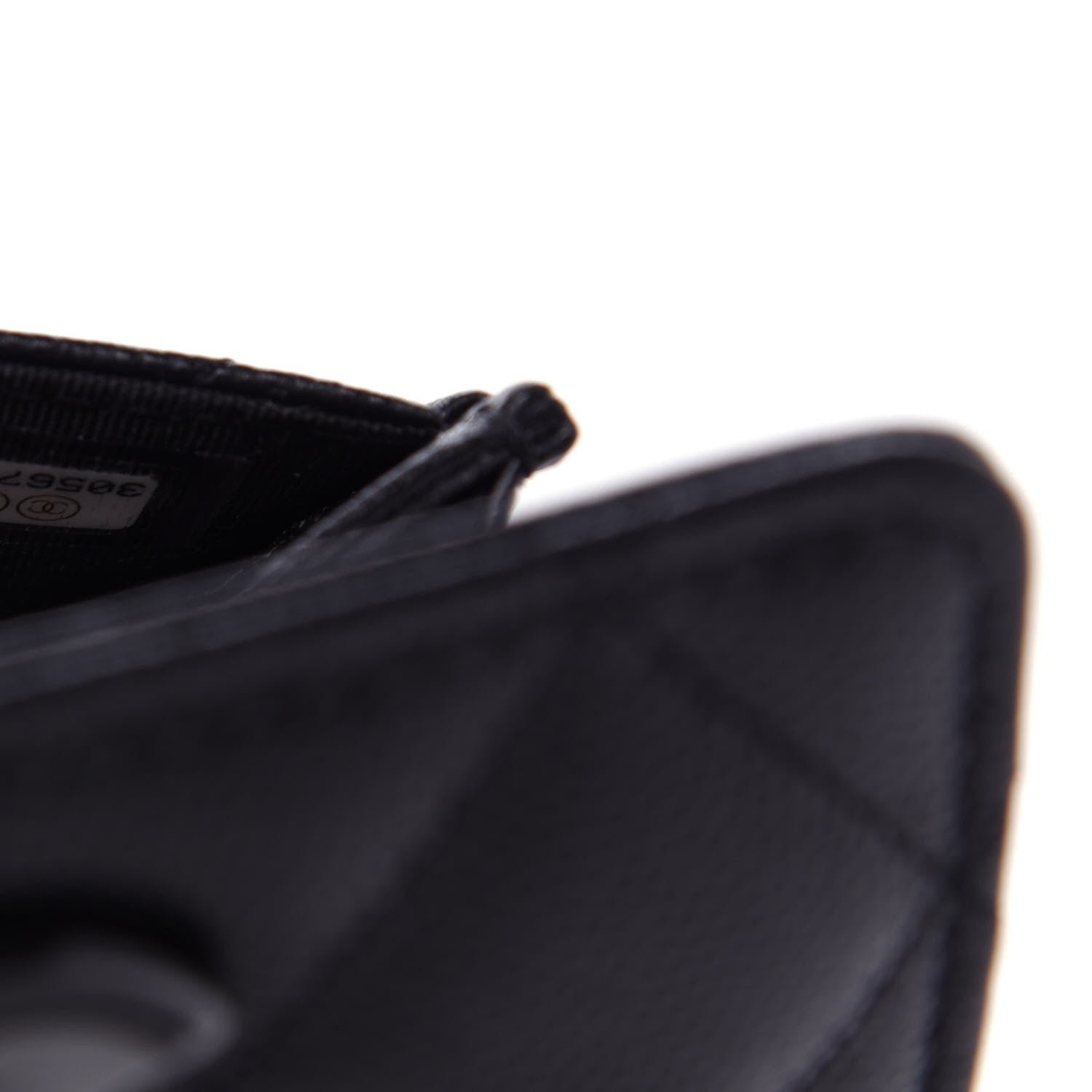 Chanel Caviar Quilted My Everything Flap Card Holder Black 8 of 9