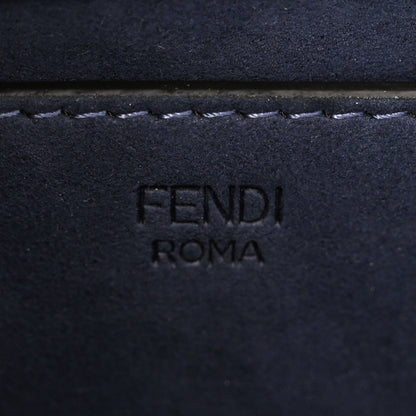 Fendi Vitello King Plexiglass Logo Embossed Small Fendi Sunshine Shopper Tote Mirto 6 of 10