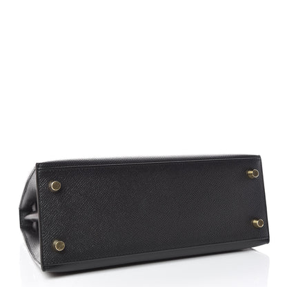 Hermes Epsom Kelly Sellier 25 Black 5 of 40