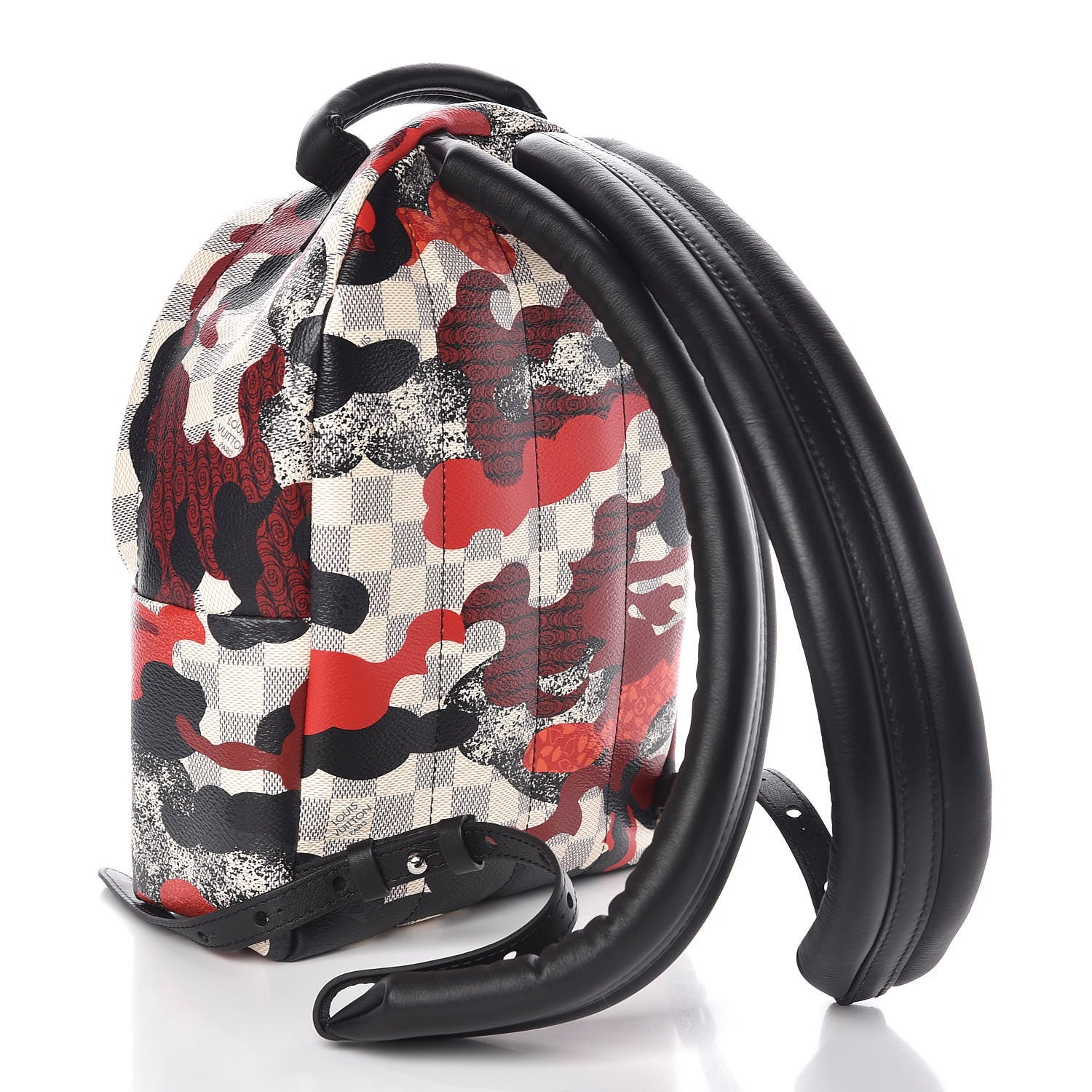 Louis Vuitton Damier Azur Patchwork Waves Palm Springs PM 3 of 9