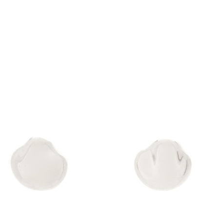 Tiffany Sterling Silver Elsa Peretti Nugget Earrings 1 of 3