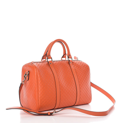 Gucci Microguccissima Medium Joy Boston Sun Orange 3 of 11