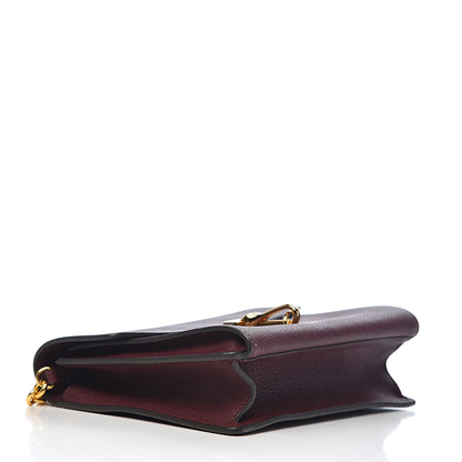 Burberry Grainy Calfskin Small Macken Crossbody Bag Mahogany Red 4 of 10