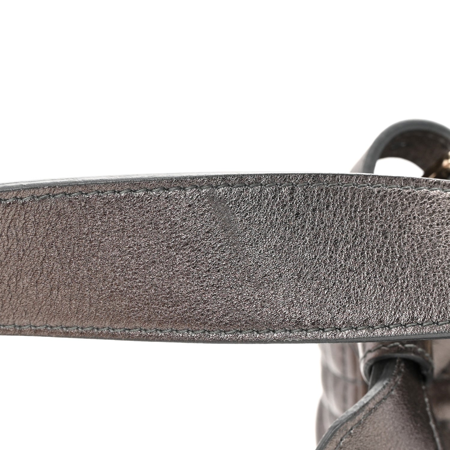 Christian Dior Lambskin Cannage Small My ABCDior Lady Dior Metallic Grey 18 of 20