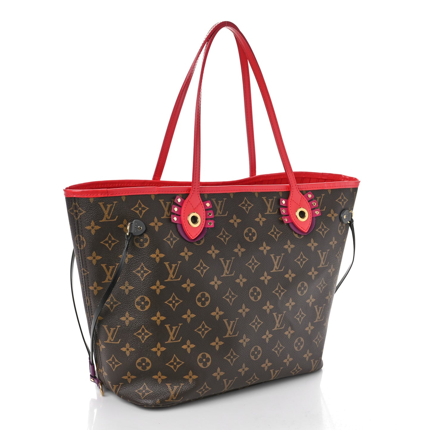 Monogram Totem Neo Neverfull MM Flamingo