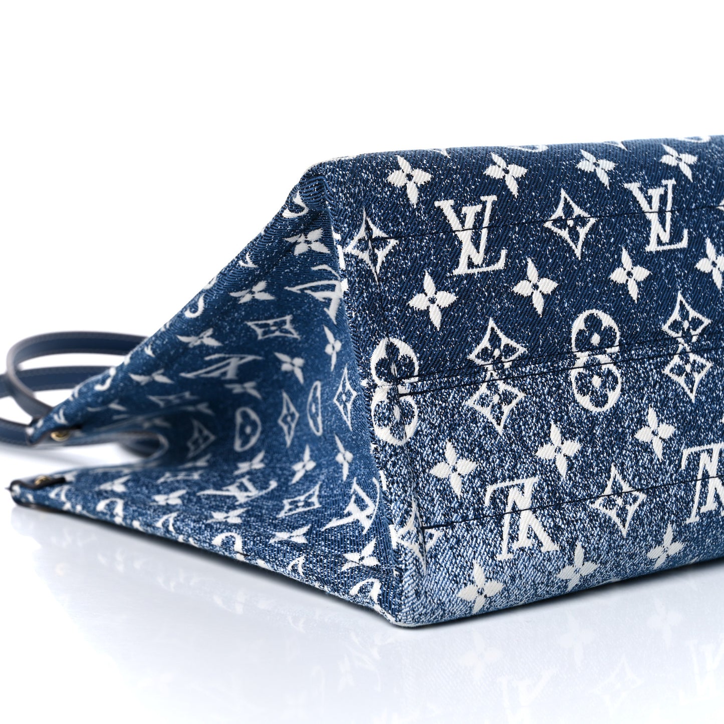 Monogram Jacquard Denim Onthego MM Bleu