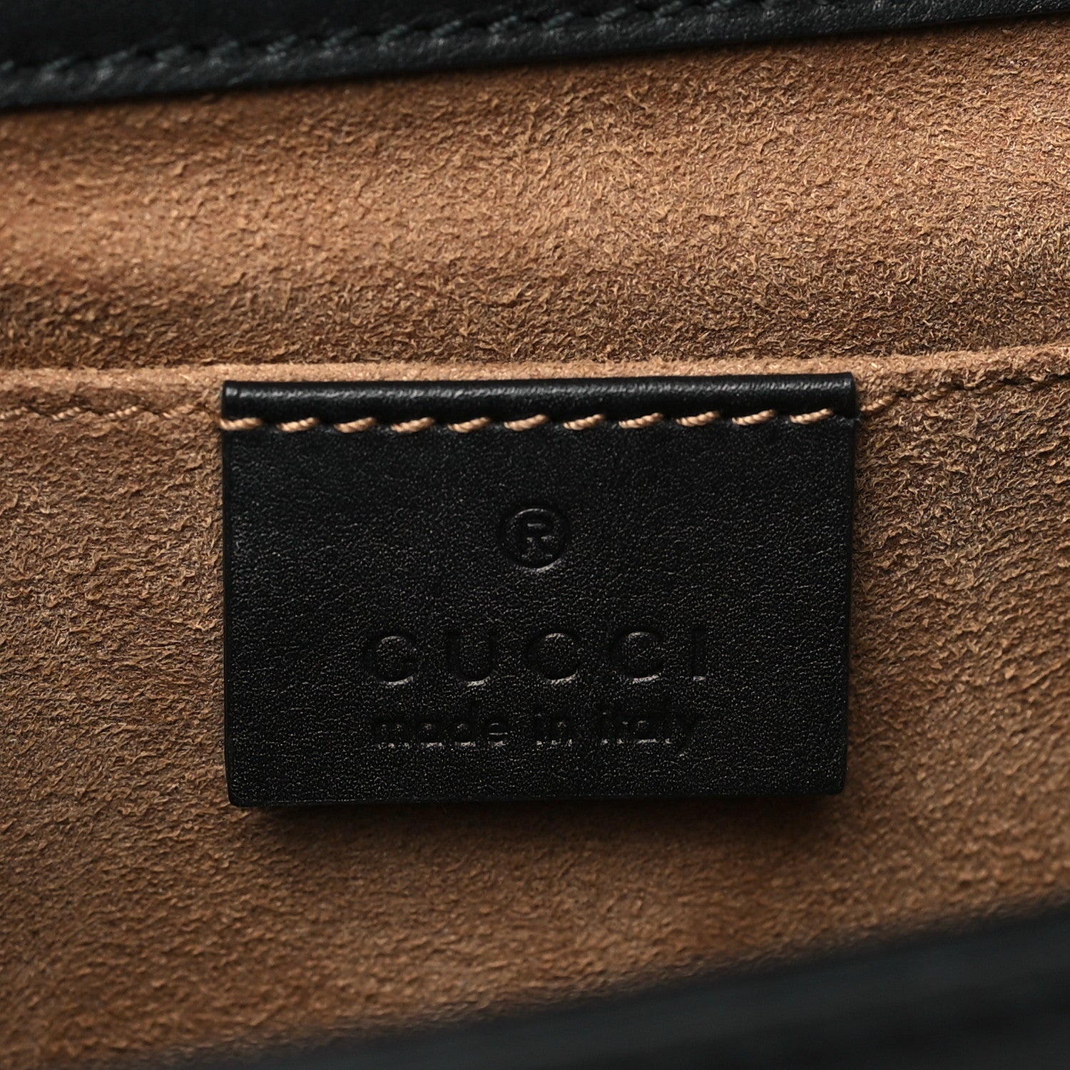 Gucci Calfskin Small Padlock Shoulder Bag Black 6 of 10