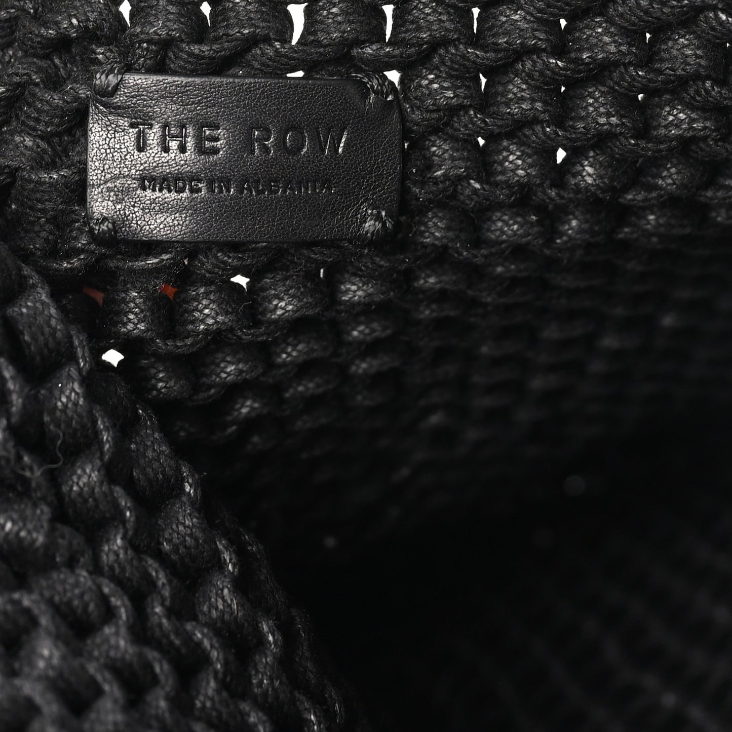 Waxed Cotton Didion Shoulder Bag Black