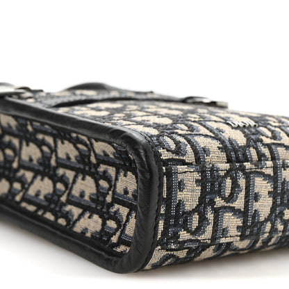 Christian Dior HOMME Oblique Safari Messenger Blue 8 of 9