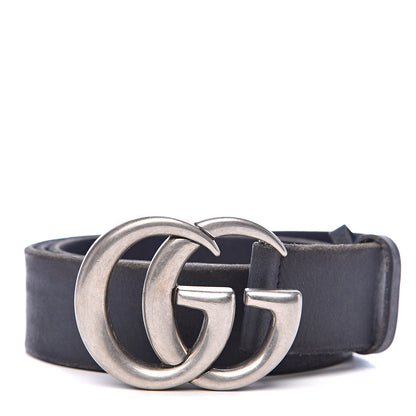 Gucci Cuoio Toscano Nickel Double Double G 40mm Belt 100 40 Blue 1 of 7