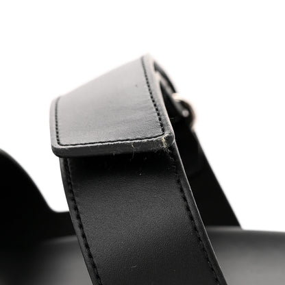 Hermes Calfskin Womens Chypre Sandals 39 Black 2 of 15