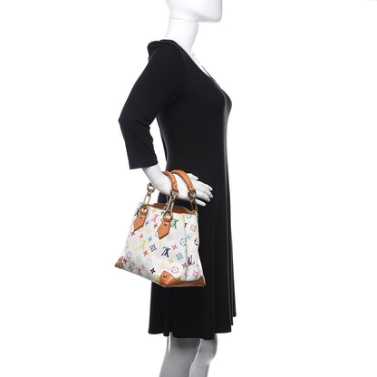 Louis Vuitton Monogram Multicolor Audra White 2 of 8