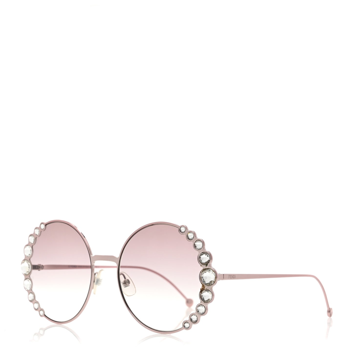 Crystal Round Sunglasses FF0324/S Rose