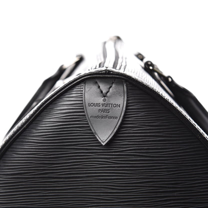 Louis Vuitton Epi Speedy 30 Black 7 of 15