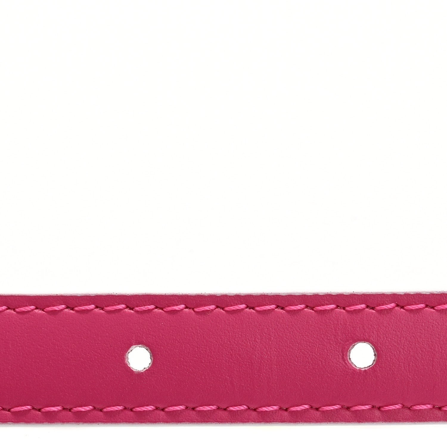 Louis Vuitton LV x TM Monogram Multicolor 15MM Mini Flowergram Reversible Belt 80 32 White Fuchsia 5 of 5