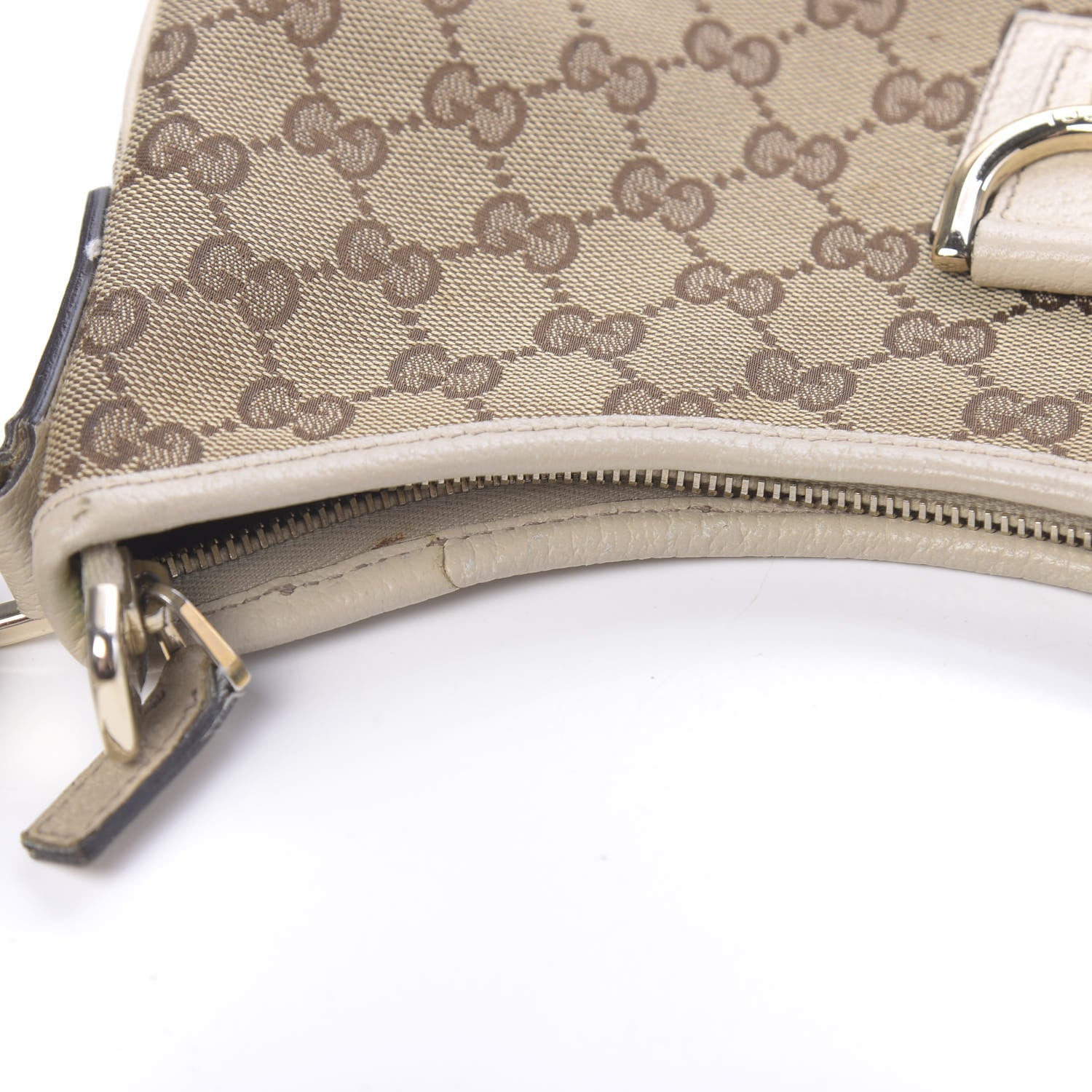Gucci Monogram Medium Abbey D Ring Hobo Off White 8 of 13