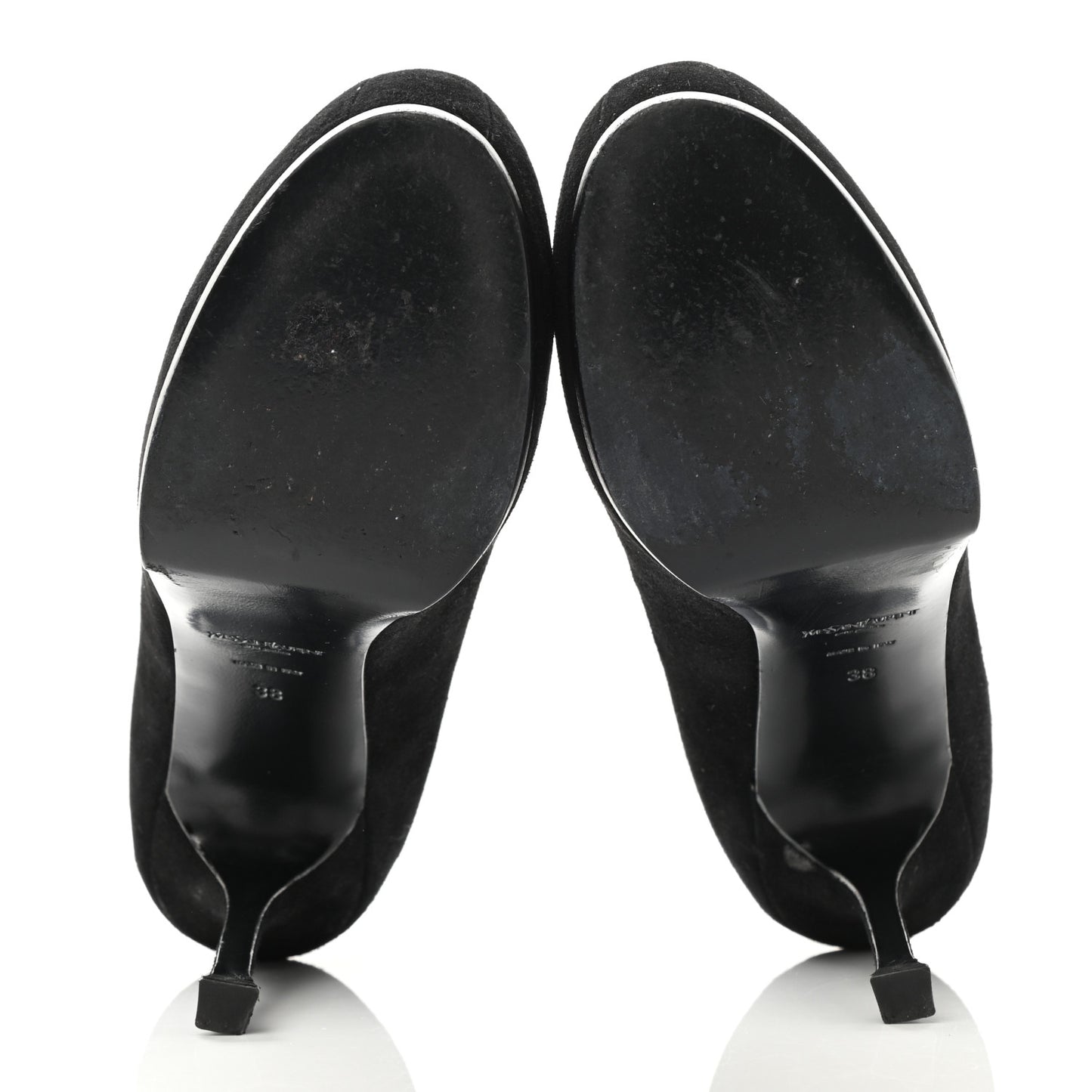 Suede Calfskin Tribtoo 80 Pumps 38 Black