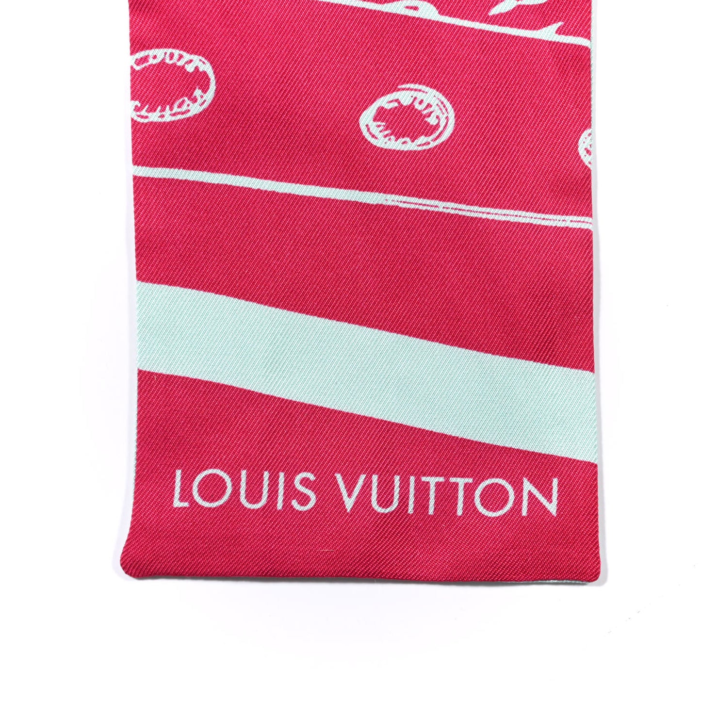 Silk Monogram Trunkit Bandeau Framboise