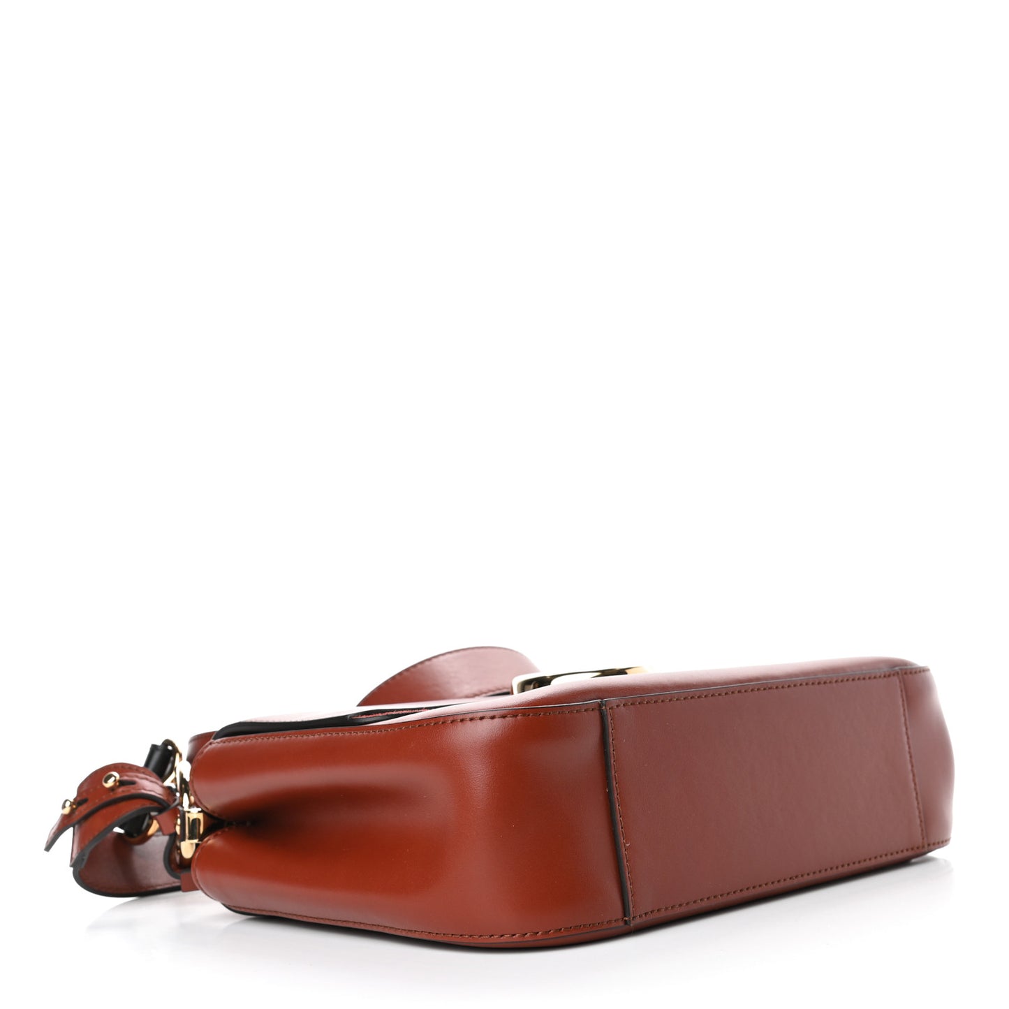 Calfskin Small C Double Carry Sepia Brown