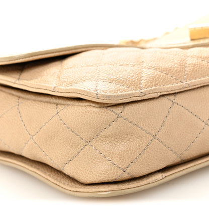Chanel Caviar Quilted Medium Mademoiselle Flap Beige 9 of 10