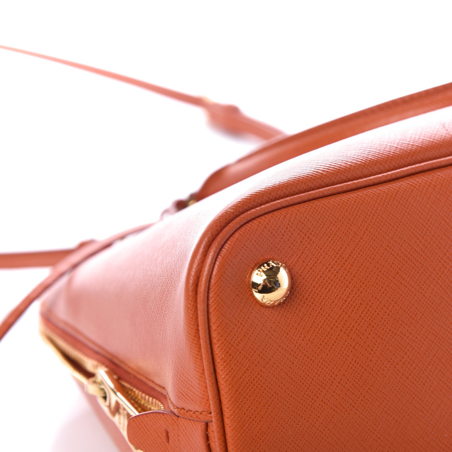 Saffiano Lux Medium Tote Papaya