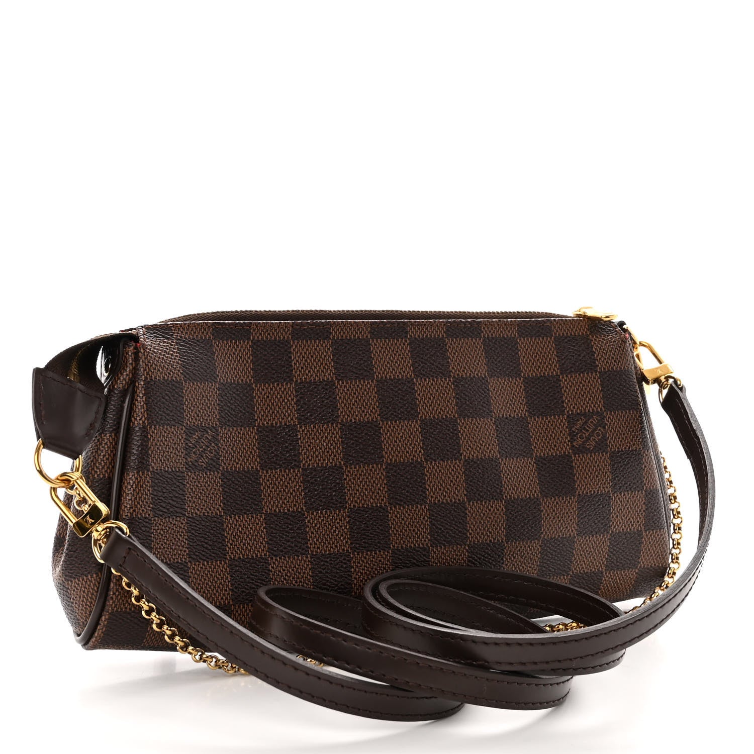 Louis Vuitton Damier Ebene Eva Clutch 3 of 10