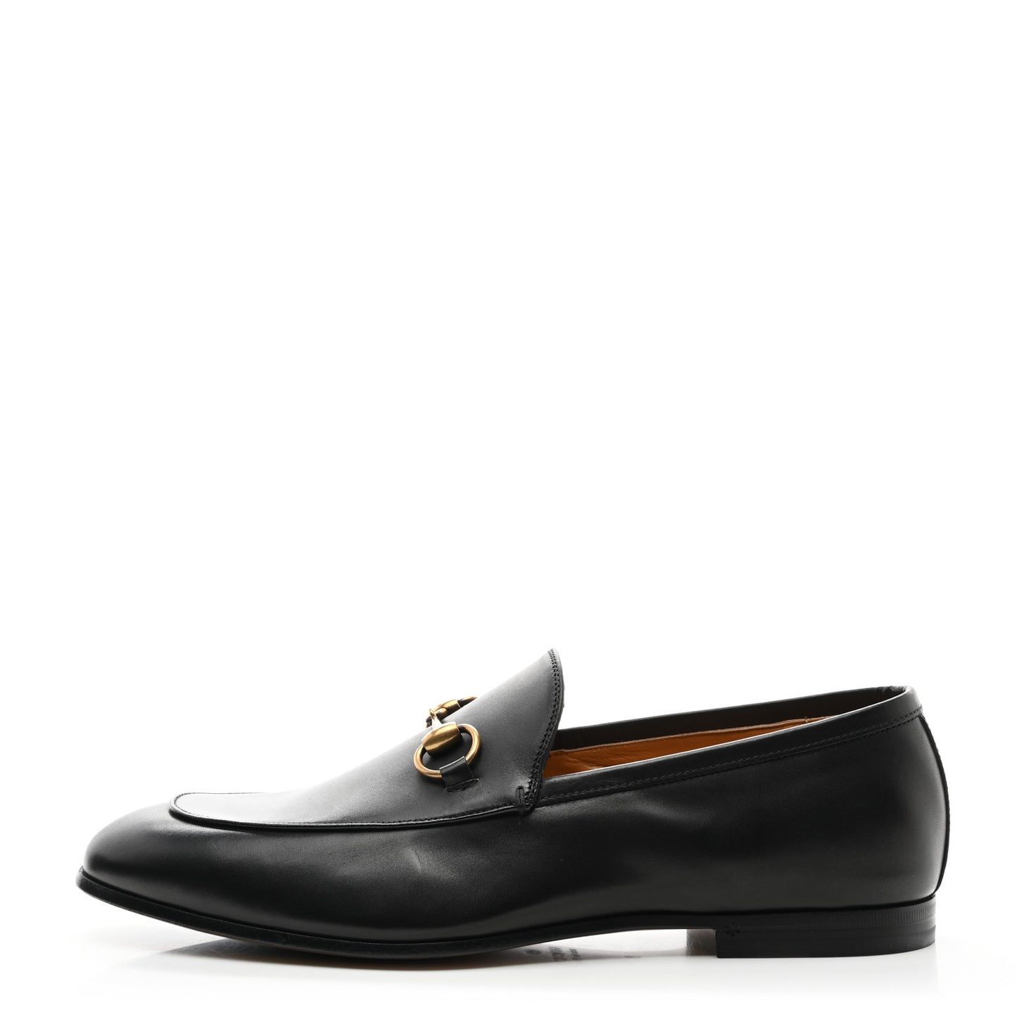 Calfskin Horsebit Mens Jordaan Loafers 8 Black