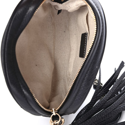 Gucci Pebbled Calfskin Mini Soho Chain Bag Black 4 of 4