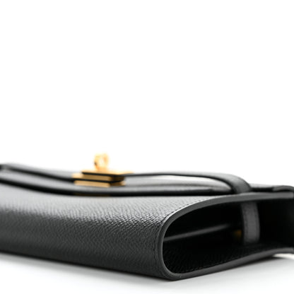 Hermes Epsom Kelly Wallet To Go Black 10 of 10