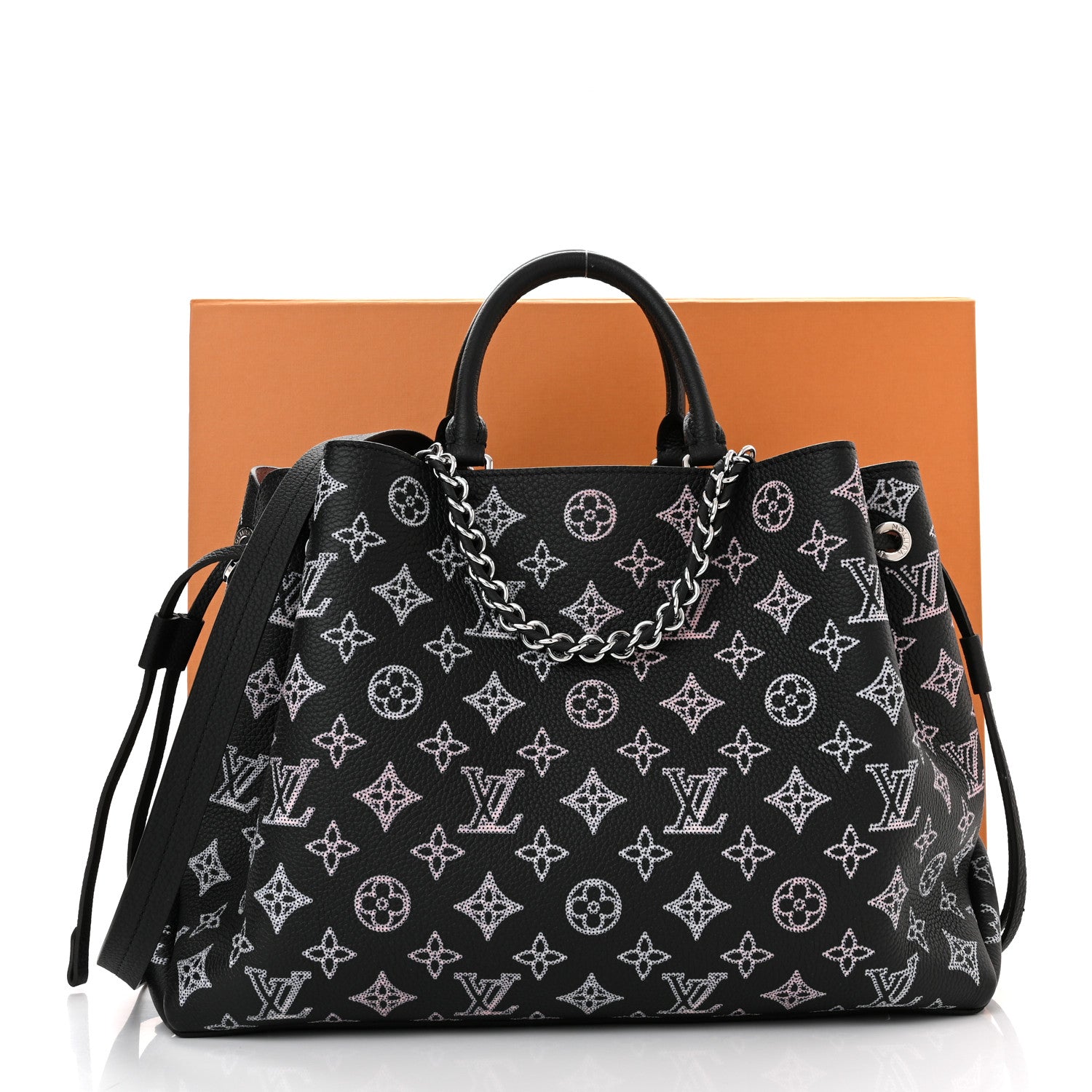 Louis Vuitton Mahina Flight Mode Bella Tote Black 9 of 9