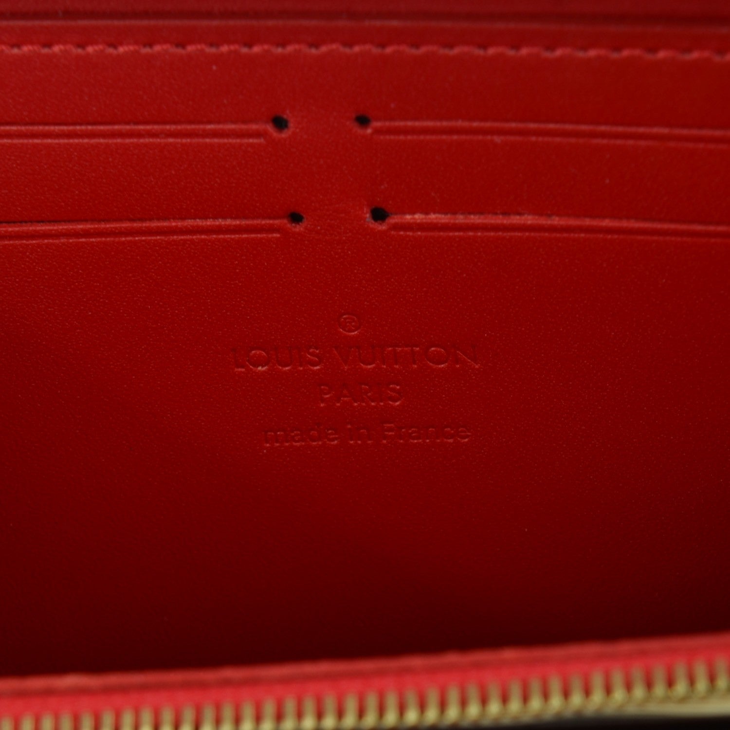 Louis Vuitton Vernis Clemence Wallet Cherry 5 of 6