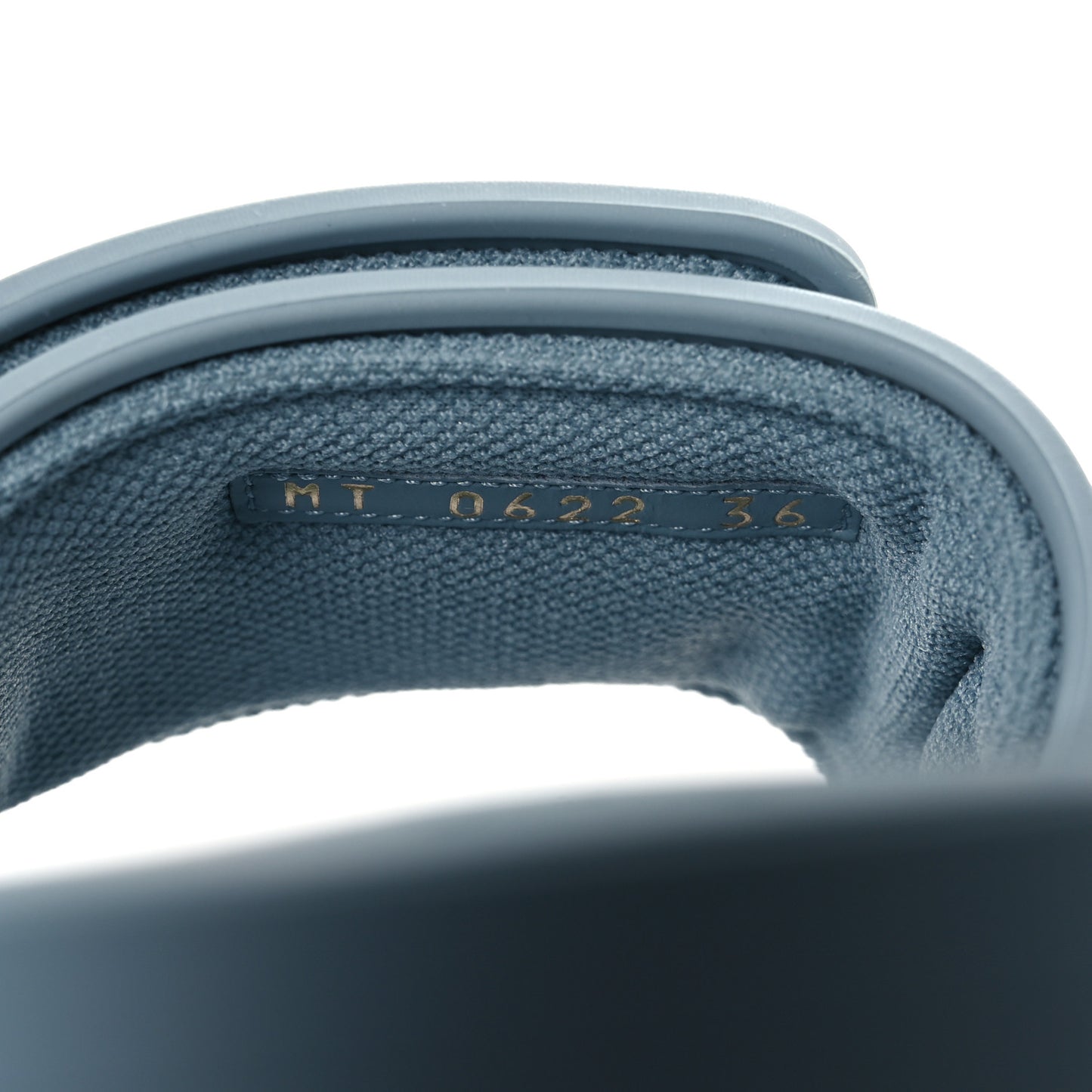 Rubber Macrocannage Dio(r)evolution Slide Sandals 36 Bracing Blue