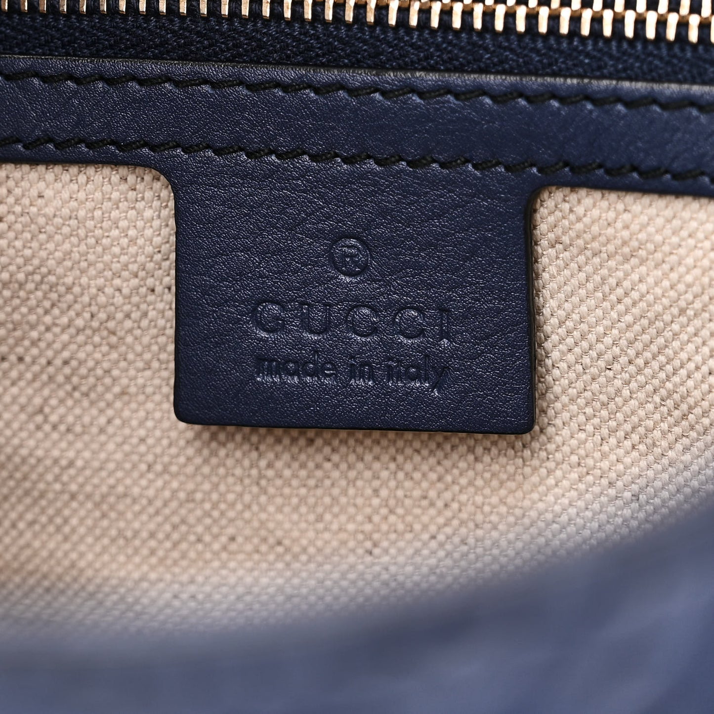 Guccissima Medium Emily Hobo Blue