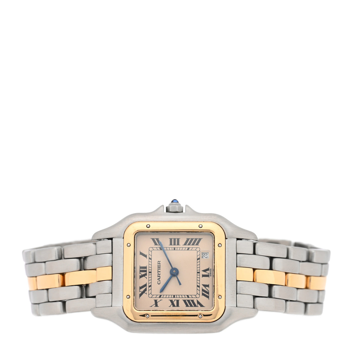 Cartier Stainless Steel 18K Yellow Gold 27mm Panthere Quartz Watch 2 of 5