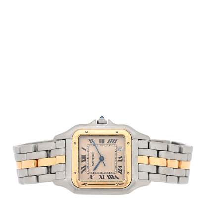 Cartier Stainless Steel 18K Yellow Gold 27mm Panthere Quartz Watch 2 of 5