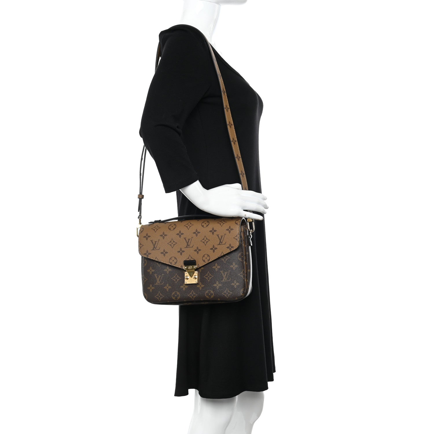 Louis Vuitton Reverse Monogram Pochette Metis 2 of 9